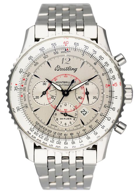 Breitling Navitimer Montbrillant Steel Chronograph Mens Watch 